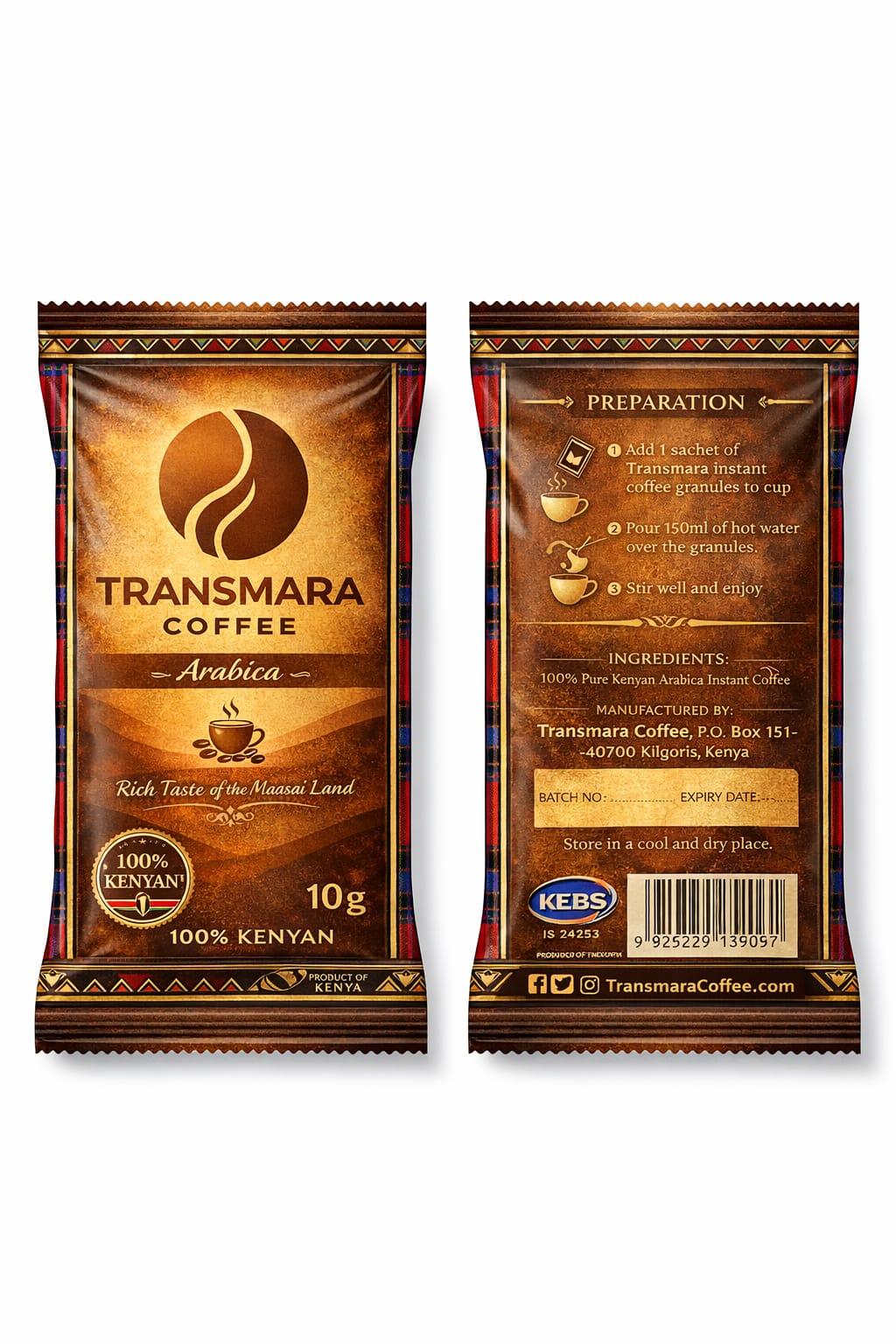 Transmara Espresso coffee
